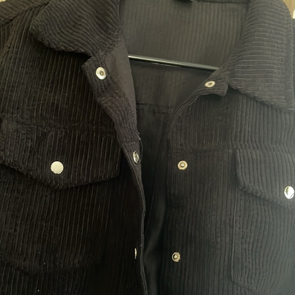 Lightweight Black Corduroy Jacket - Picture 2 of 3